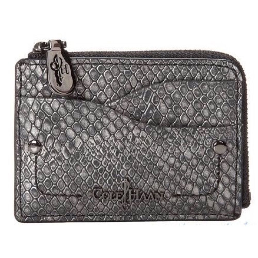 Cole Haan Parker Exotic Card Case